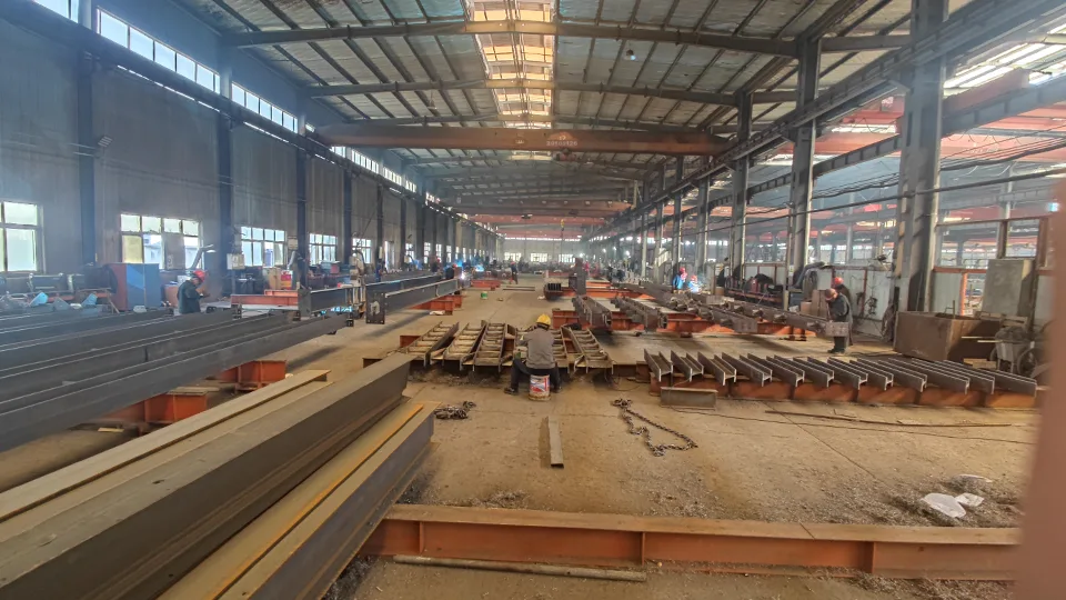 structural steel production plant