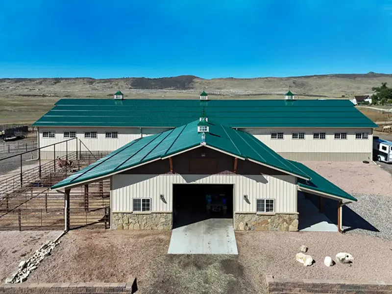 steel structure warehouse building